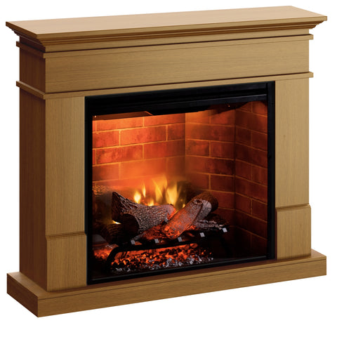 Semineu electric Lisabona Premium Stejar - cu focar electric 3D Dimplex Revillusion 30" cu sunet