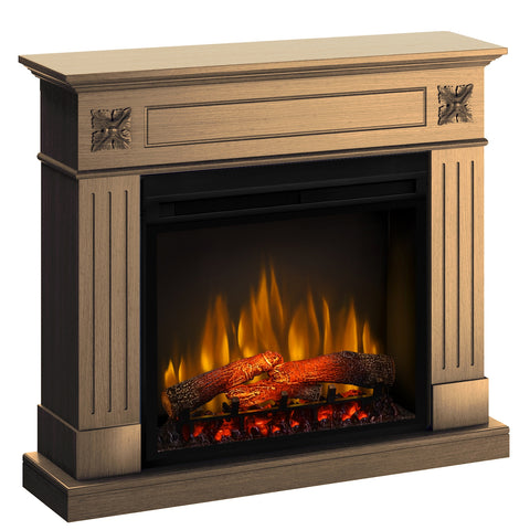 Semineu electric London Stejar cu focar electric 3D Dimplex Optiflame XHD28 si sunet