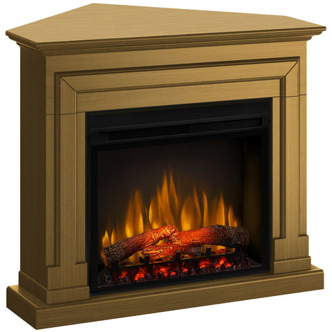 Semineu electric Barcelona Drept/Colt Stejar cu focar electric 3D Dimplex Optiflame XHD28 si sunet