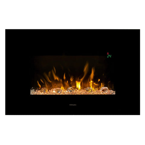 Focar electric liniar Toluca Dimplex Optiflame Negru cu sunet