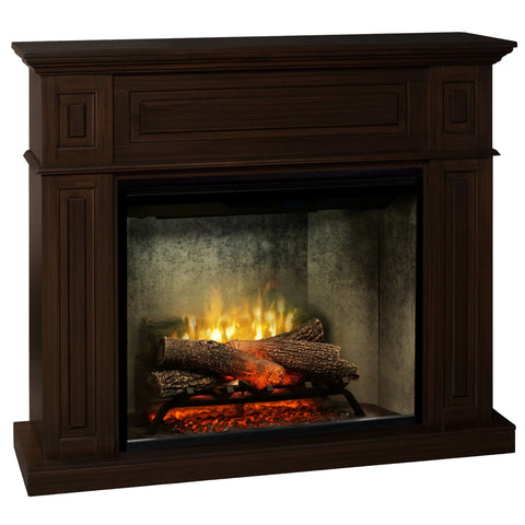 Semineu electric Torino Premium Wenge cu focar electric 3D Dimplex Revillusion Concrete 30" si sunet