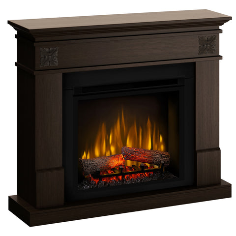 Semineu electric Lisabona Flower Wenge cu focar electric 3D Dimplex Optiflame XHD23 si sunet