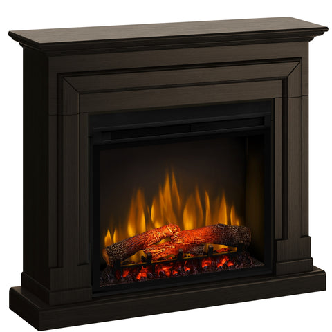Semineu electric Barcelona Wenge cu focar electric 3D Dimplex Optiflame XHD28 si sunet