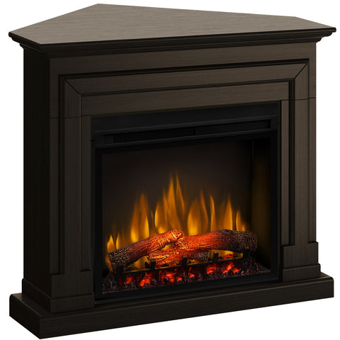 Semineu electric Barcelona Drept/Colt Wenge cu focar electric 3D Dimplex Optiflame XHD28 si sunet