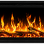 Semineu electric liniar 3D incorporabil AFLAMO Royal 160 PRO, sunet incorporat, Smart APP + telecomanda