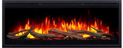 Semineu electric liniar 3D incorporabil AFLAMO Royal 120 3D ULTRA, sunet incorporat, Smart APP + telecomanda