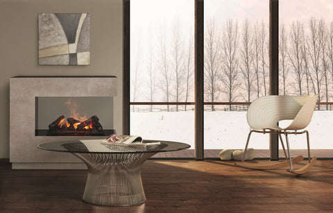 Semineu electric DIMPLEX Zen Concrete cu focar 3D Opti-Myst CH400 si sunet