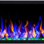 Semineu electric liniar 3D incorporabil AFLAMO Pride S115 Negru cu sunet
