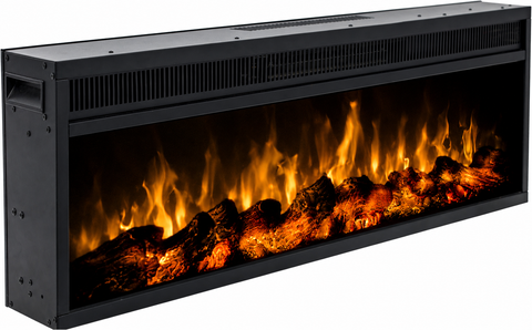 Semineu electric liniar 3D incorporabil AFLAMO LED 130 cu sunet