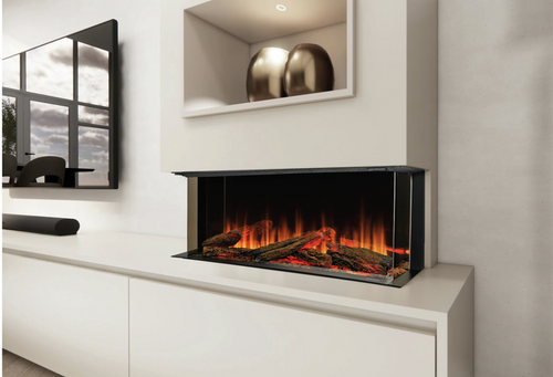 Semineu electric liniar 3D incorporabil DIMPLEX IGNITE 40 ULTRA, sunet incorporat, Smart APP + telecomanda