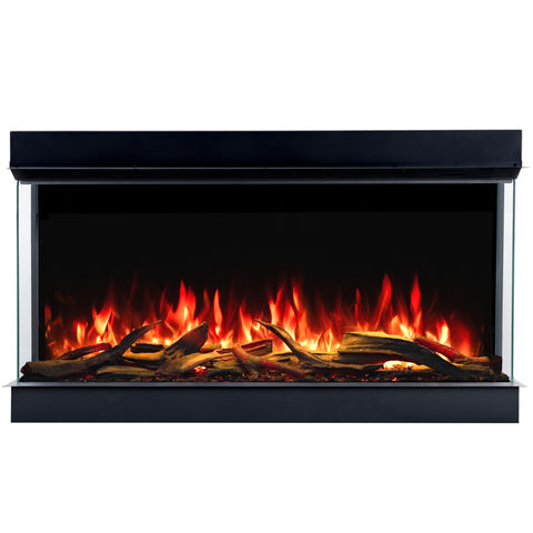 Semineu electric incorporabil Aflamo SUPERB 3D 120, multicolor ,sunet incorporat, Smart APP + telecomanda