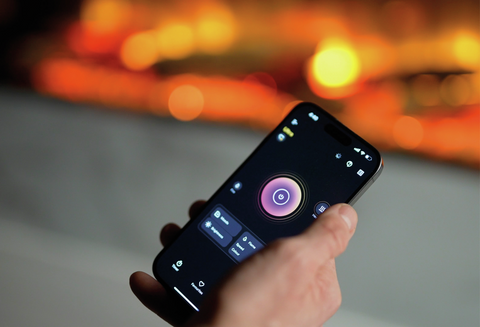Semineu electric liniar 3D incorporabil DIMPLEX IGNITE 40 ULTRA, sunet incorporat, Smart APP + telecomanda