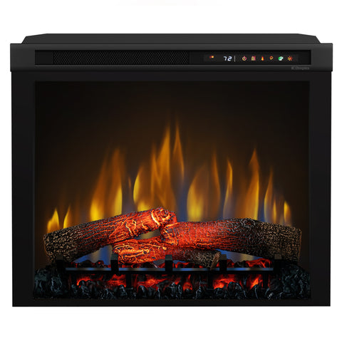 Semineu electric Lisabona Premium Drept/Colt Wenge cu focar electric 3D Dimplex Optiflame XHD28 si sunet