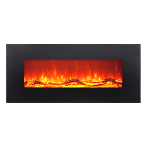 Semineu electric liniar 3D incorporabil AFLAMO Albion 36 NH cu sunet