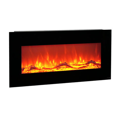 Semineu electric liniar 3D incorporabil AFLAMO Albion 36 NH cu sunet
