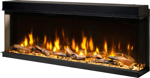 Semineu electric liniar 3D incorporabil DIMPLEX Ignite Bold 50  Optiflame MultiFire XD Negru cu sunet