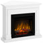 Semineu electric DIMPLEX Barcelona Drept/Colt Alb cu focar electric 3D Optiflame XHD23 si sunet