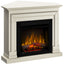 Semineu electric DIMPLEX Barcelona Drept/Colt Antichizat cu focar electric 3D Optiflame XHD23 si sunet