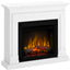 Semineu electric DIMPLEX Barcelona alb SLIM LINE cu focar electric 3D Optiflame XHD23 si sunet