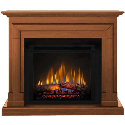 Semineu electric Barcelona cires SLIM LINE cu focar electric 3D Dimplex Optiflame XHD23 si sunet