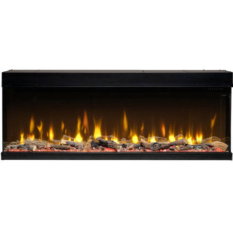 Semineu electric liniar 3D incorporabil DIMPLEX Ignite Bold 60  Optiflame MultiFire XD Negru cu sunet