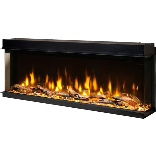 Focar electric liniar Ignite Bold 74 Dimplex Optiflame MultiFire XD Negru cu sunet