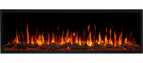 Semineu electric liniar 3D incorporabil AFLAMO Pride S165 Negru cu sunet