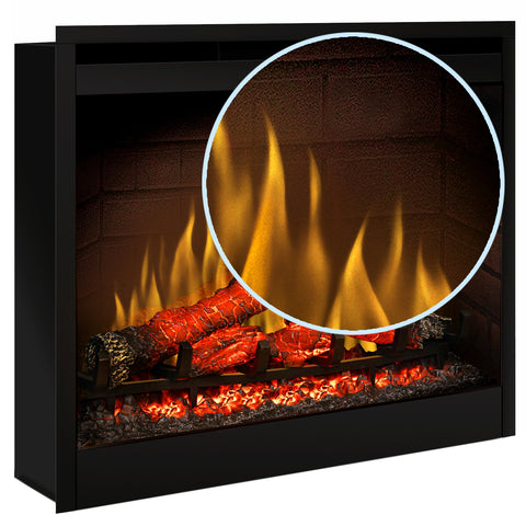 Semineu electric Essex Vanilie cu focar electric 3D Dimplex Optiflame DF2608 si sunet