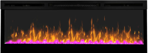 Semineu electric liniar DIMPLEX Prism 50  Optiflame Negru cu sunet