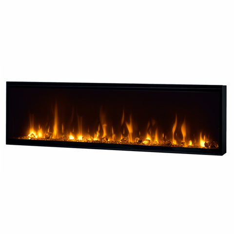 Semineu electric liniar 3D incorporabil DIMPLEX Ignite XL 60  Optiflame MultiFire XD Negru cu sunet