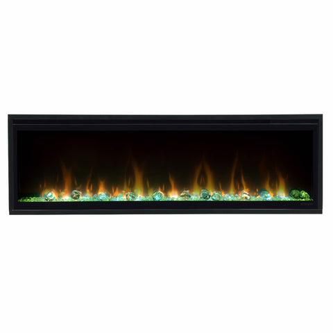 Semineu electric liniar 3D incorporabil DIMPLEX Ignite XL 50  Optiflame MultiFire XD Negru cu sunet