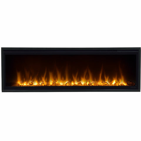 Semineu electric liniar 3D incorporabil DIMPLEX Ignite XL 50  Optiflame MultiFire XD Negru cu sunet