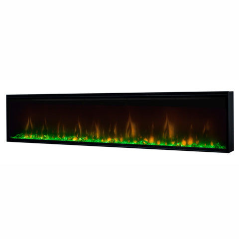 Semineu electric liniar 3D incorporabil DIMPLEX Ignite XL 74  Optiflame MultiFire XD Negru cu sunet