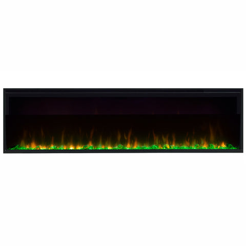 Semineu electric liniar 3D incorporabil DIMPLEX Ignite XL 74  Optiflame MultiFire XD Negru cu sunet