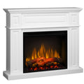 Semineu electric Torino Alb cu focar electric 3D Dimplex Optiflame XHD28 si sunet