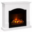 Semineu electric DIMPLEX Nisa Alb/Negru cu focar electric 3D  Optiflame CH600 H si sunet