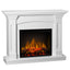 Semineu electric DIMPLEX Alabaster Alb cu focar electric 3D Optiflame XHD28 si sunet
