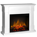 Semineu electric Essex Alb cu focar electric 3D Dimplex Optiflame XHD28 si sunet