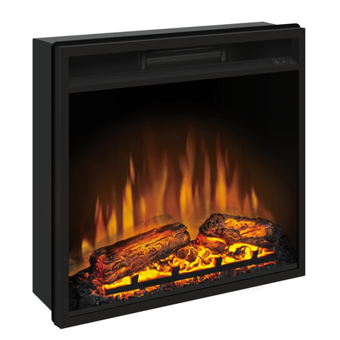 Semineu ECOFLAME - MINI Lisabona ash grey, flacara 3D de 23 inci, sistem incalzire