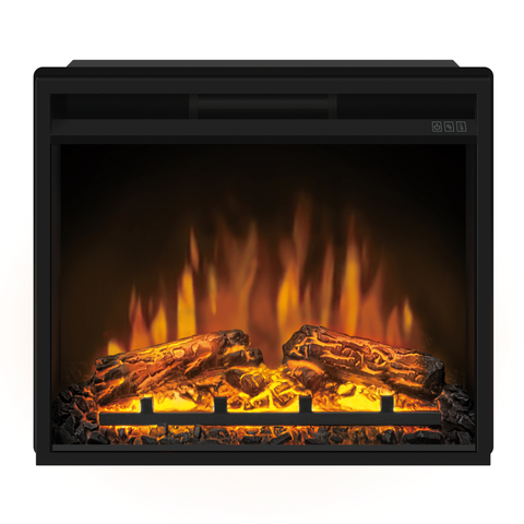 Semineu ECOFLAME - MINI Lisabona ash grey, flacara 3D de 23 inci, sistem incalzire