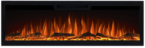 Semineu electric liniar 3D incorporabil AFLAMO Elite 107 , sunet incorporat, Smart APP + telecomanda