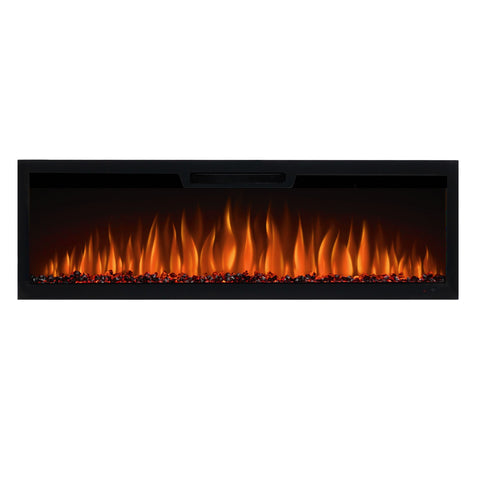 Semineu electric 3D incorporabil Aflamo Elite 107 , sunet incorporat, Smart APP + telecomanda