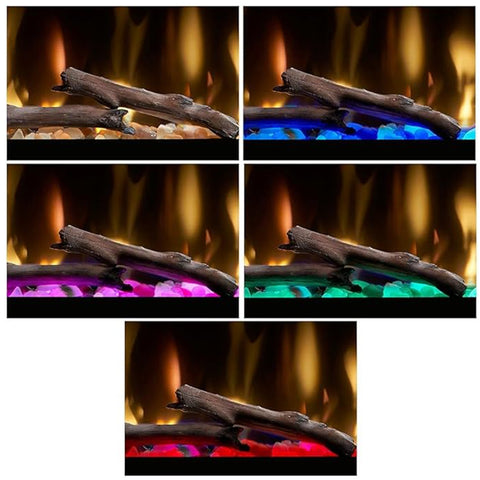 Semineu electric liniar 3D incorporabil DIMPLEX Ignite EVOLVE 100  Optiflame MultiFire ,Smart APP + telecomanda si sunet