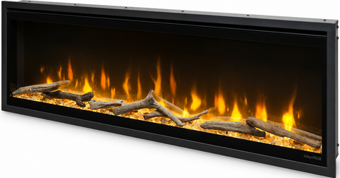 Semineu electric liniar 3D incorporabil DIMPLEX Ignite EVOLVE 50  Optiflame MultiFire ,Smart APP + telecomanda si sunet