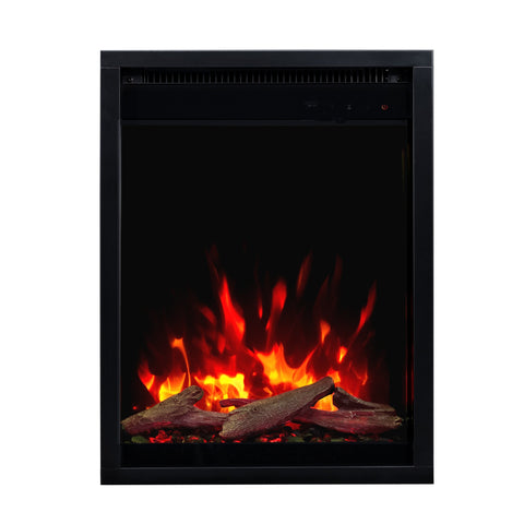 Semineu electric incorporabil Aflamo LED PRO 3D 60x40, multicolor ,sunet incorporat, Smart APP + telecomanda