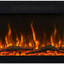 Semineu electric liniar 3D incorporabil AFLAMO Majestic 107 PRO, sunet incorporat, Smart APP + telecomanda