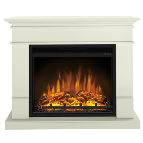 Semineu ECOFLAME - MINI Lisabona vanilla, flacara 3D de 23 inci, sistem incalzire