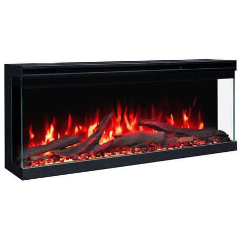 Semineu electric 3D Aflamo Unique PRO 100, Multicolor, sunet incorporat, Smart APP + telecomanda