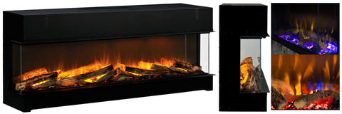 Semineu electric liniar DIMPLEX incorporabil Vivente 150  Revillusion 3D cu sunet inclus