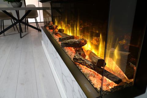 Semineu electric liniar 3D incorporabil DIMPLEX IGNITE 50 ULTRA, sunet incorporat, Smart APP + telecomanda